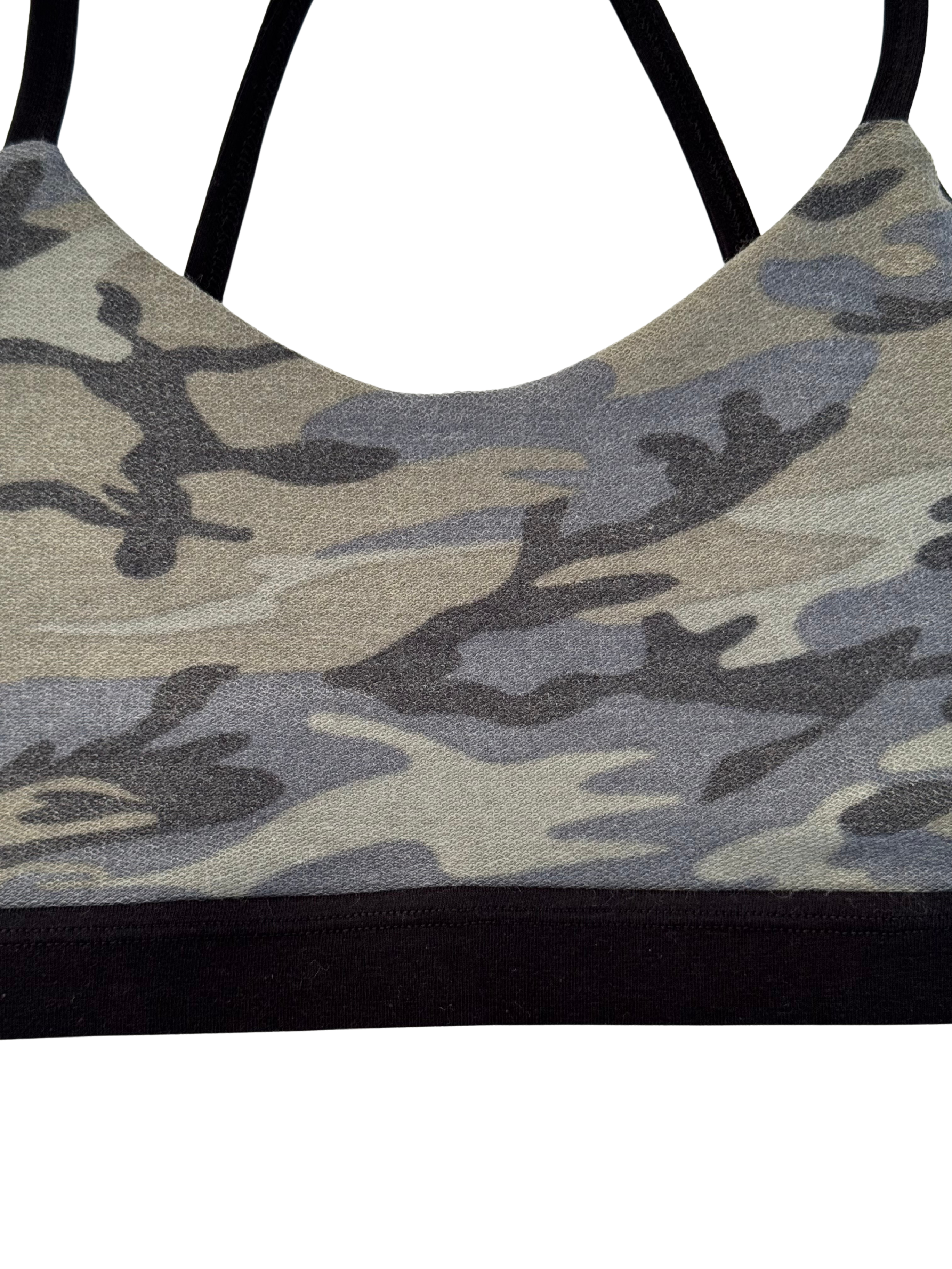 Studio Cami Crop Top - Camo