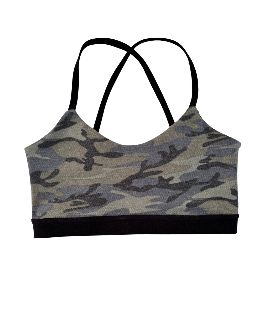 Studio Cami Crop Top - Camo